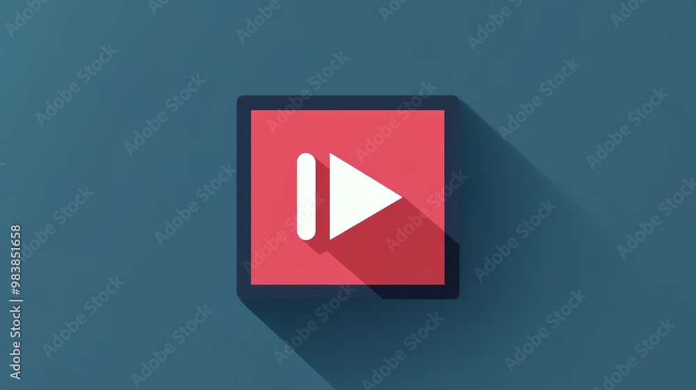 A modern video streaming icon featuring a sleek design that symbolizes digital media consumption. The icon showcases a play button within a stylized screen, representing the seamless experience A modern video streaming icon featuring a sleek design that symbolizes digital media consumption. The icon showcases a play button within a stylized screen, representing the seamless experience