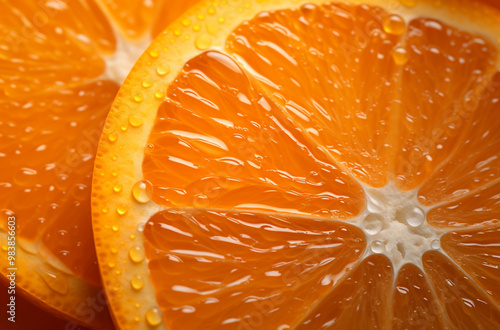 close-up shot of the texture on orange 