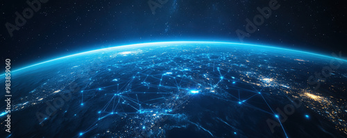 Planetary data flows and e-business platforms in web banner