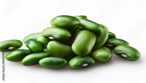 Wallpaper Mural Perfect for a healthy snack: A pile of oval-shaped edamame, ready to eat Torontodigital.ca