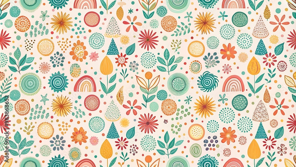 seamless pattern with flowers seamless pattern with flowers