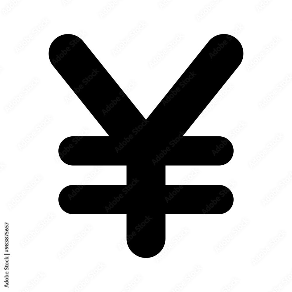 Obraz premium yen symbol