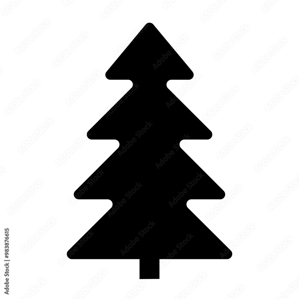 abstract christmas tree