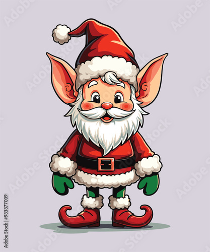 Santa's favorite ELF - funny Christmas design, with elf hat. 
Good for baby and child clothes, poster, banner, mug, and gift .I believe in paws - Lettering typography Print.