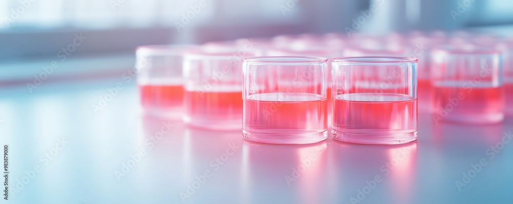Advanced bioprinting technology creating cellular structures in a clean, sterile laboratory Advanced bioprinting technology creating cellular structures in a clean, sterile laboratory