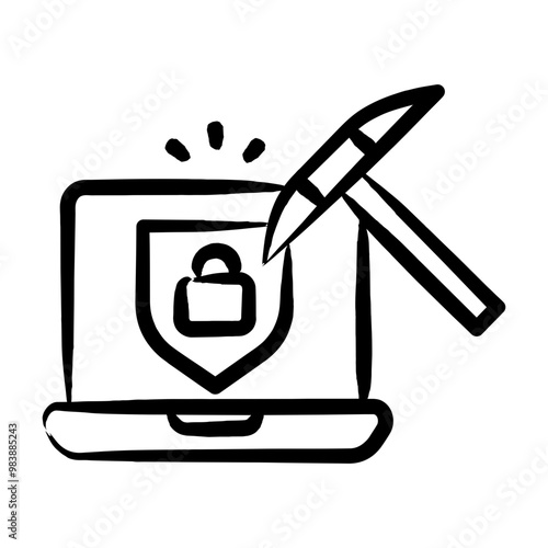 Brute Force Attack Icon