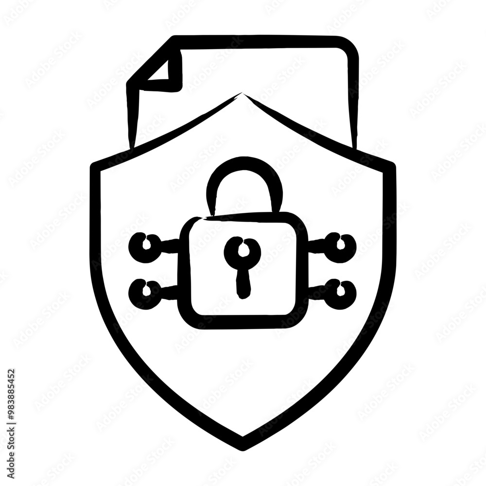 Data Encryption Software Icon Data Encryption Software Icon