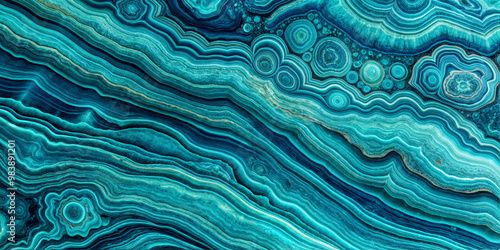 blue, malachite, cut, stone, background,