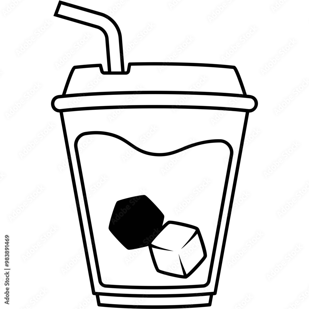 Iced Matcha Icon Iced Matcha Icon