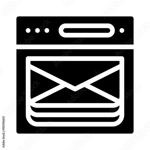 webmail glyph icon