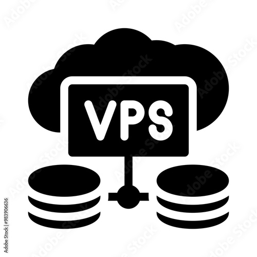 VPS glyph icon