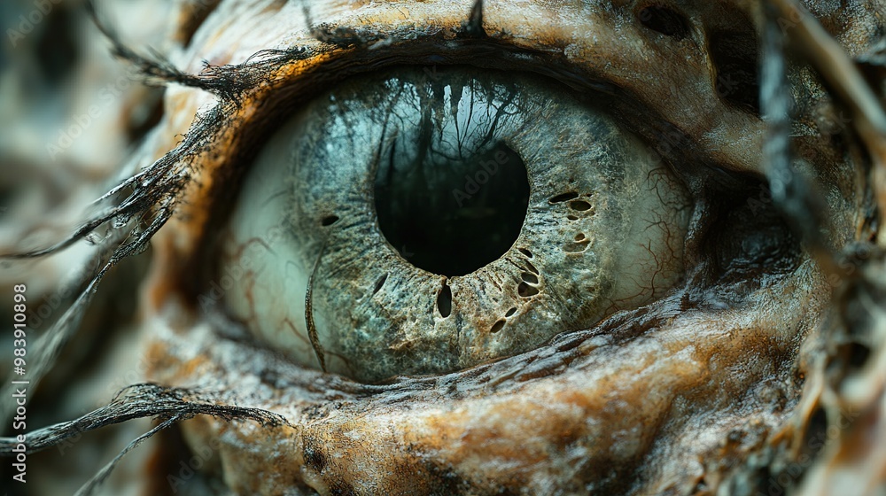 Surreal Eye with Forest Reflection: A Dreamlike Digital Art Surreal Eye with Forest Reflection: A Dreamlike Digital Art