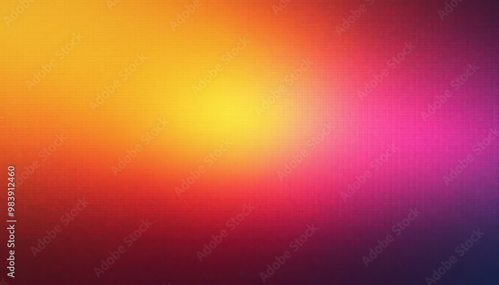 Abstract Glowing Neon Yellow and Pink Gradient Noisy Grain Background Texture Abstract Glowing Neon Yellow and Pink Gradient Noisy Grain Background Texture