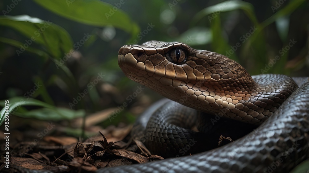 Realistic close up shot of deadly snakes ,poisonous snake ,viper snake ,cobra ,black mamba ,Ai gen Realistic close up shot of deadly snakes ,poisonous snake ,viper snake ,cobra ,black mamba ,Ai gen