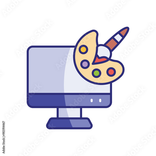Nft Art vector icon