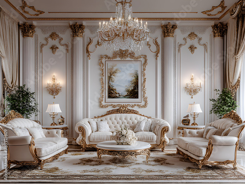 Baroque Boudoir: Timeless Elegance in Luxurious Embrace