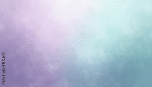 Abstract Muted Lavender and Teal Gradient Noisy Grain Background Texture