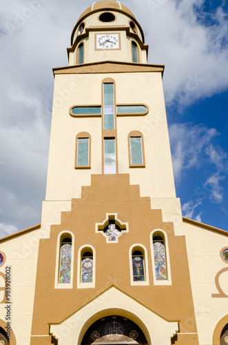 atrium of church of salento quindío