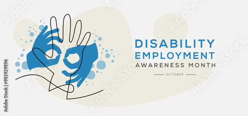 National Disability Employment Awareness Month, held on October.