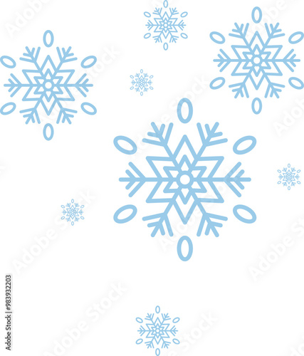 Falling Snowflake Element