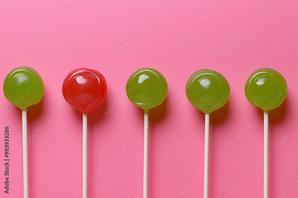 Colorful lollipop isolated on background Colorful lollipop isolated on background