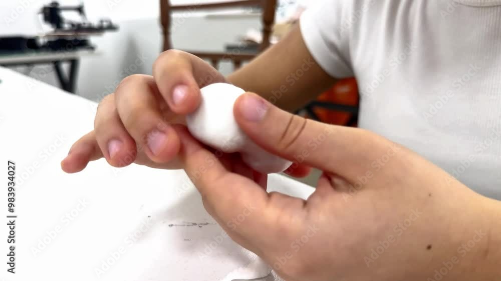 hand sculpting and creation of marble figures. High quality 4k footage hand sculpting and creation of marble figures. High quality 4k footage