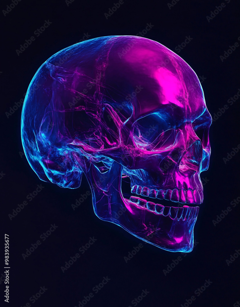Human skull, Day of the Dead, Scary grunge skull Human skull, Day of the Dead, Scary grunge skull