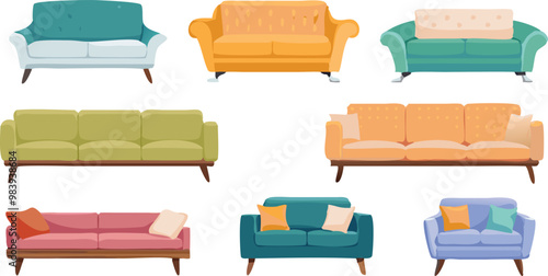 Collections of sofa cute furniture for interior design