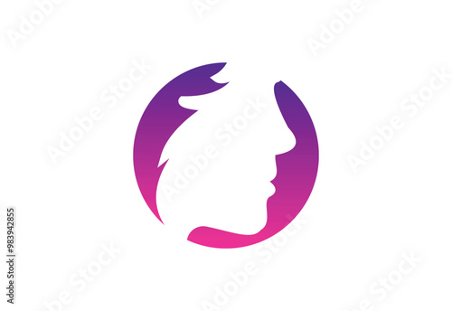 Women Beauty Parlour logo design, Vector design Concept