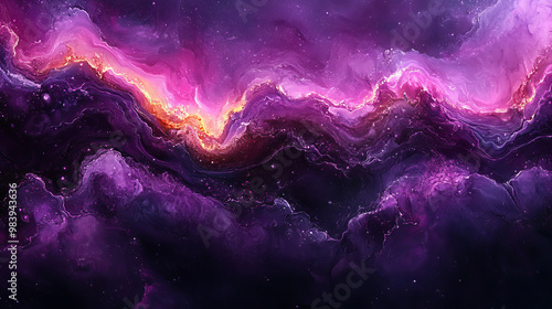 Abstract purple paint background with marble pattern 