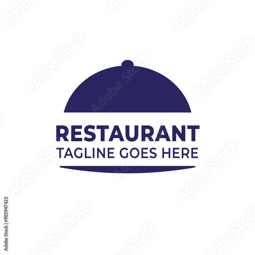 creative elegant modern restaurant logo