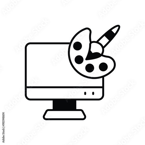 Nft Art vector icon