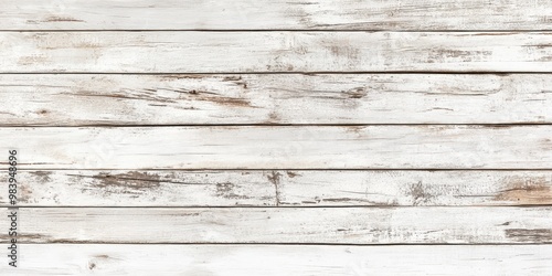 A rustic whitewashed wooden surface