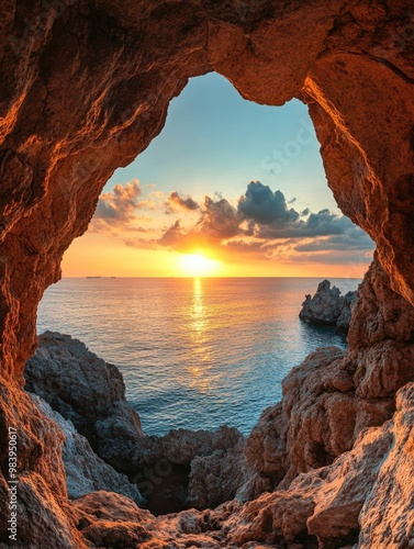 Ocean View from Cave
