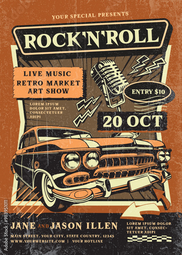 Rock N Roll Flyer