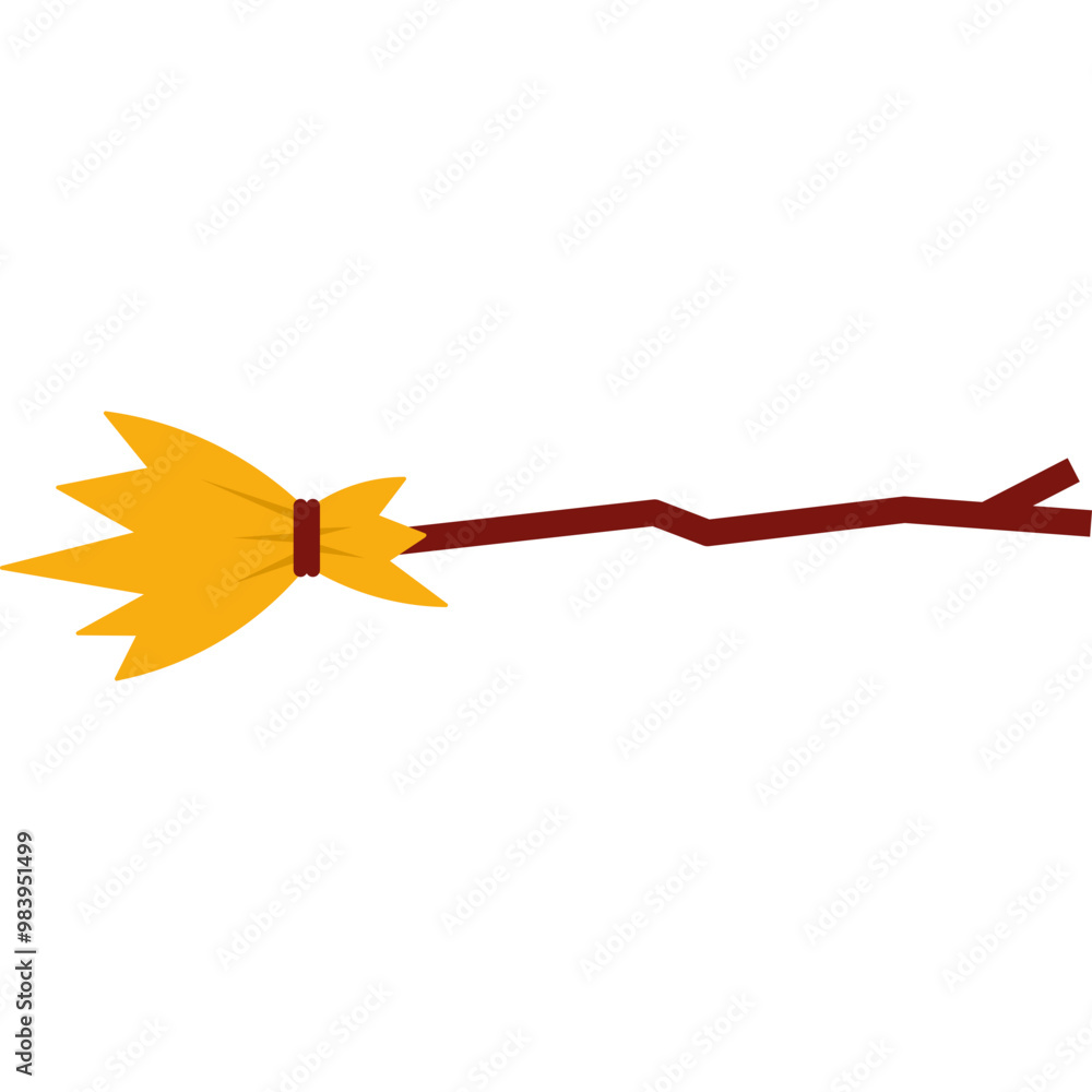 Broomstick Flat Icon Broomstick Flat Icon