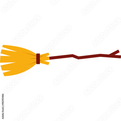 Broomstick Flat Icon