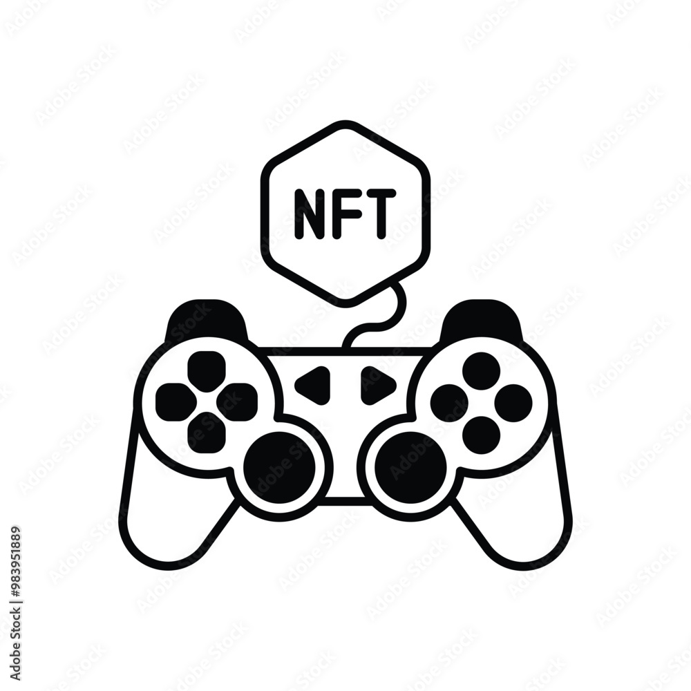 Nft Game vector icon Nft Game vector icon