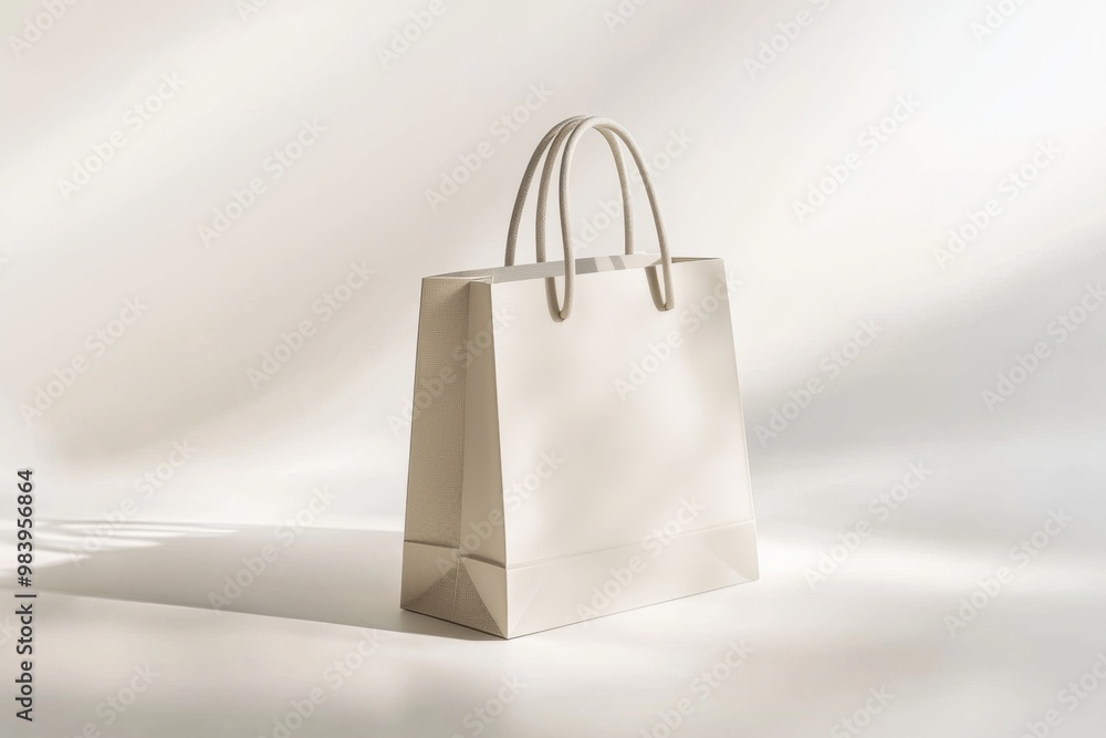 Simple Shopping Bag Mockup Isolated created with Generative AI Simple Shopping Bag Mockup Isolated created with Generative AI
