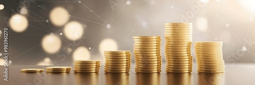 finance and modern management, data visualization, cybernetic sci-fi, business concepts