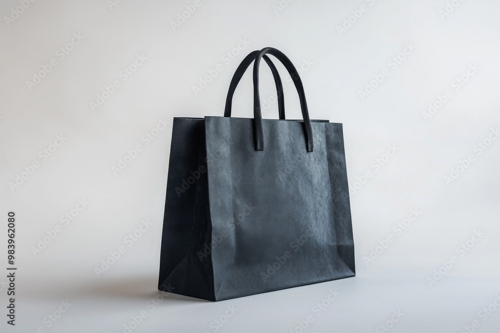 Simple Shopping Bag Mockup Isolated created with Generative AI Simple Shopping Bag Mockup Isolated created with Generative AI