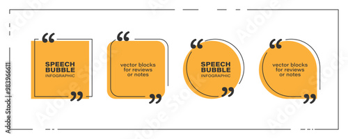 Speech bubble infographic design template. Vector illustration.
