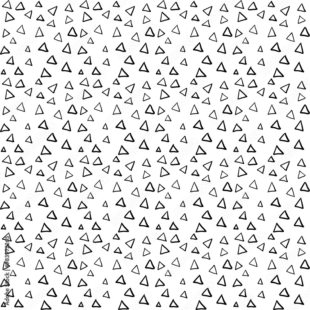 Seamless pattern black and white with triangles Seamless pattern black and white with triangles
