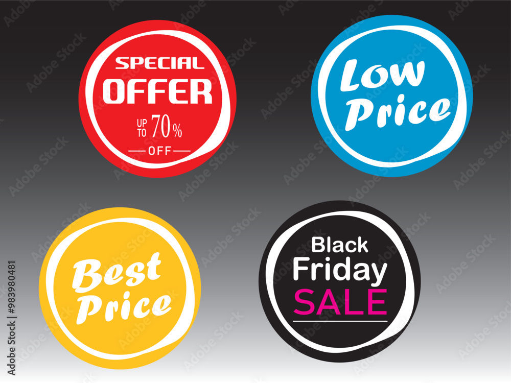 Special offer , best price, black Friday , low price round bubbles tag design vector
Special offer , best price, black Friday , low price round bubbles tag design vector