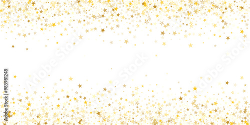 Premium black pink gold stars random scatter backdrop.  Little starburst spangles Christmas decoration confetti. 