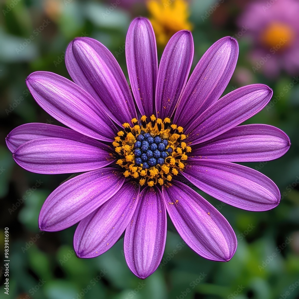 Vibrant Close-Up of a Colorful Summer Flower in a Serbian Garden Vibrant Close-Up of a Colorful Summer Flower in a Serbian Garden