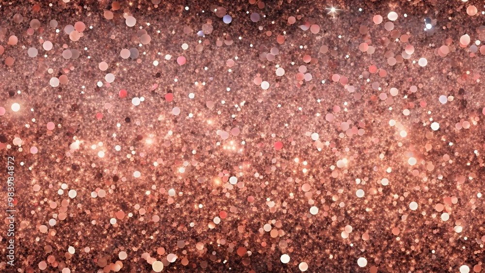 Rose gold and pink glitter, Defocused abstract holiday lights on the background. Valentine's Day, Birthday, New Year seasonal festive wallpaper. Rose gold and pink glitter, Defocused abstract holiday lights on the background. Valentine's Day, Birthday, New Year seasonal festive wallpaper.