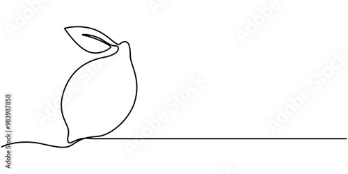 Happy Sukkot simple web banner, background.One continuous line drawing of lemon and green brunches with text Happy Sukkot, Happy Sukkot. One line continuous line drawing of traditional symbols