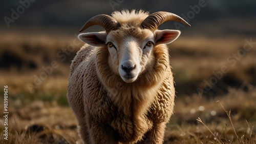 close up of a sheep