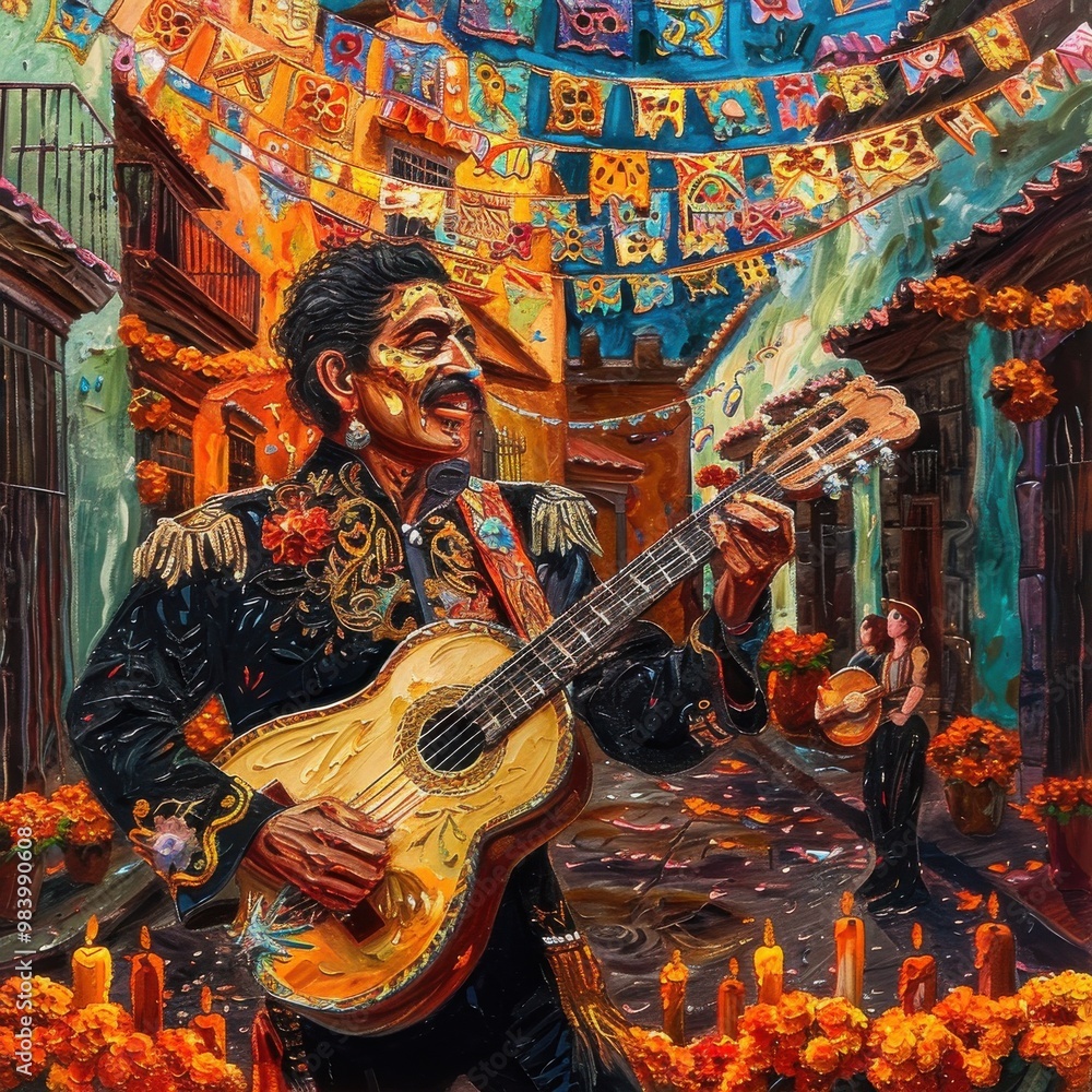 Fototapeta premium Traditional Day of the Dead 